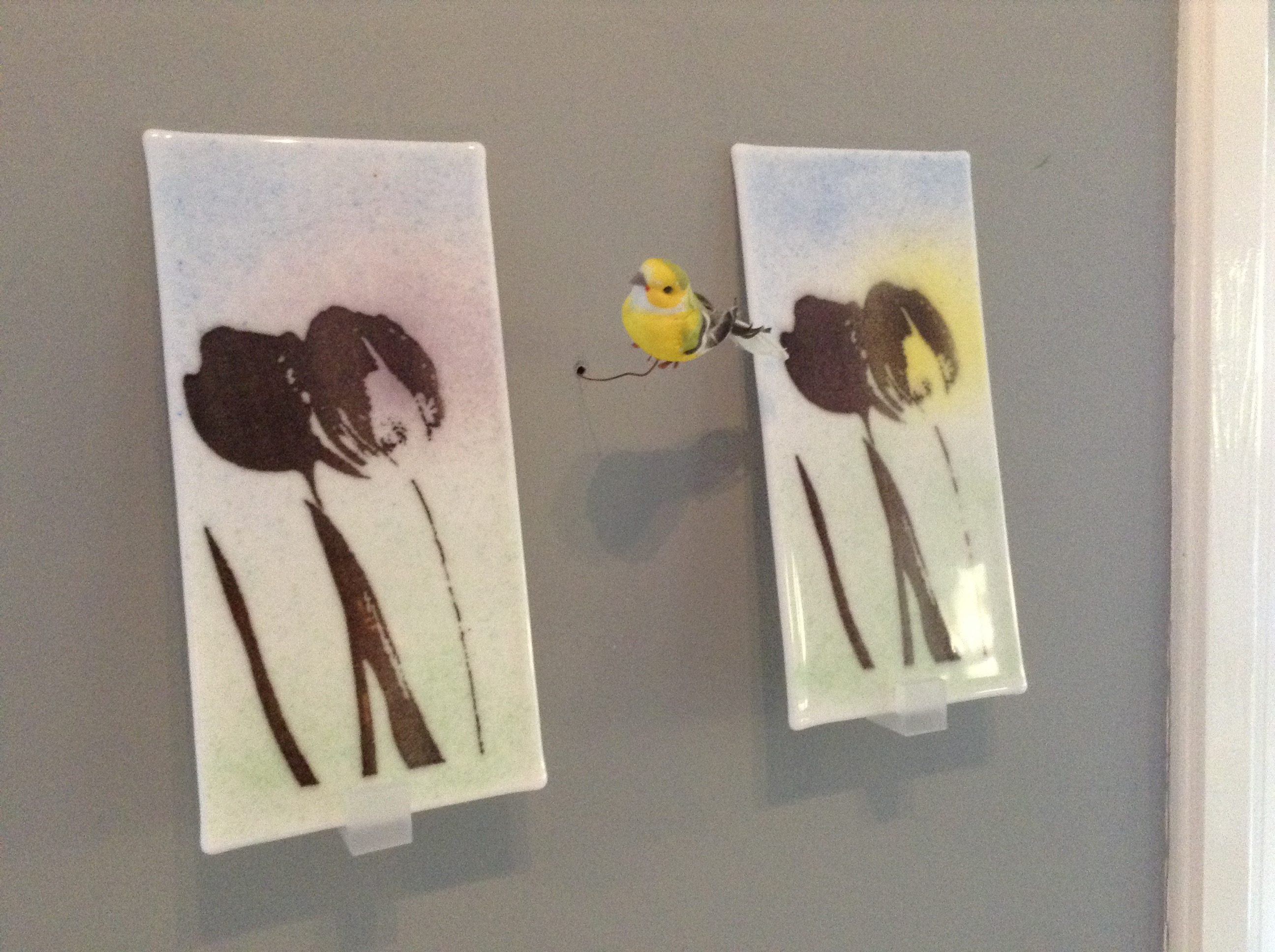 Tulpjes met vogeltje